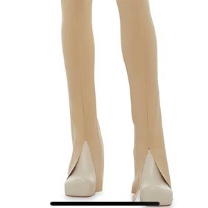 Norma kamali blonde spat legging size xxs/28